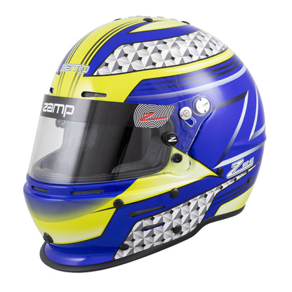 Zamp RZ-62 Aramid Mix SNELL SA2020 Blue/Green X-Large