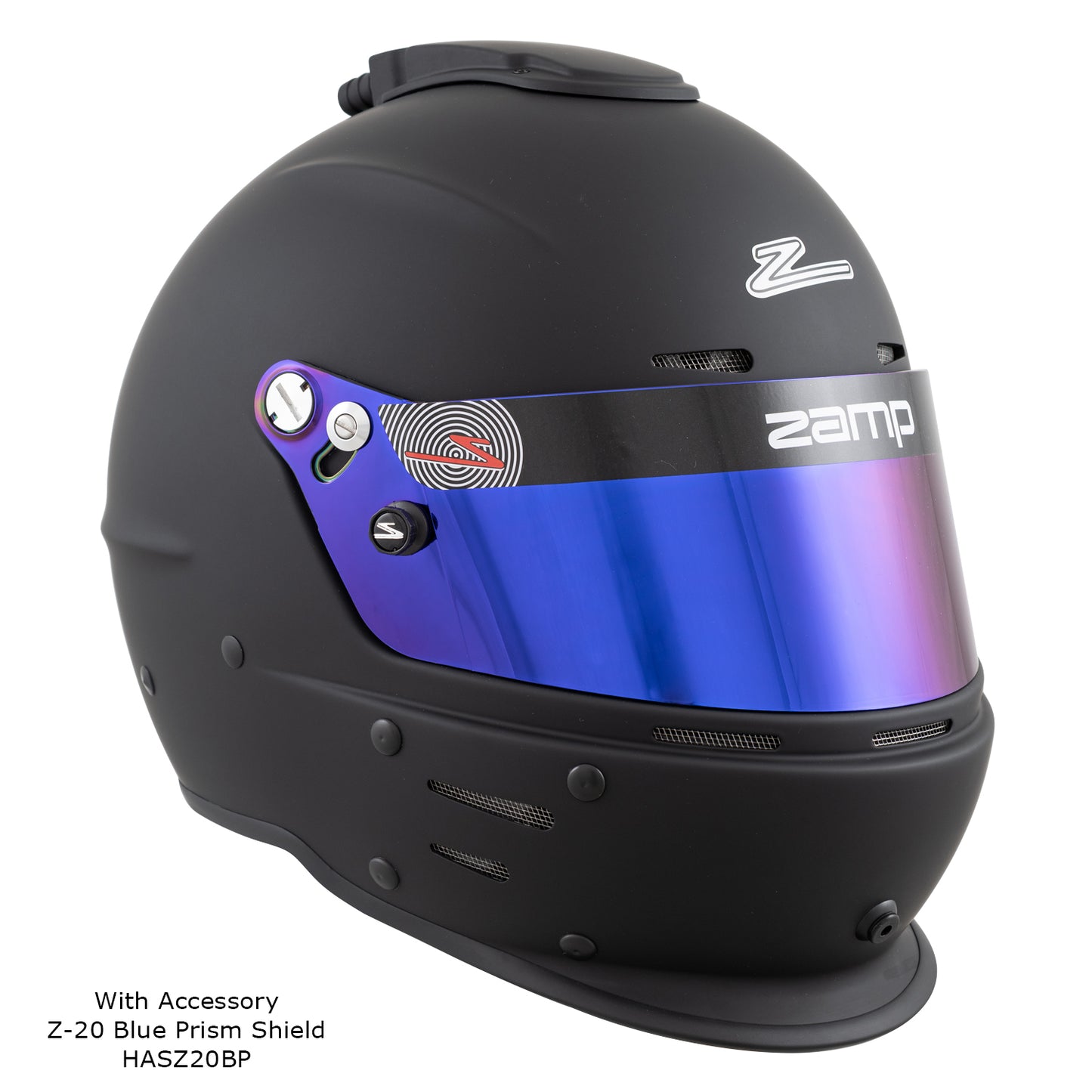 Zamp RZ-62 AIR Aramid SNELL SA2020 Helmet Flat Black Small