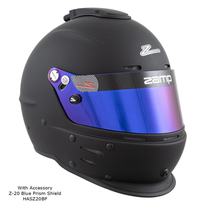 Zamp RZ-62 AIR Aramid SNELL SA2020 Helmet Flat Black Small