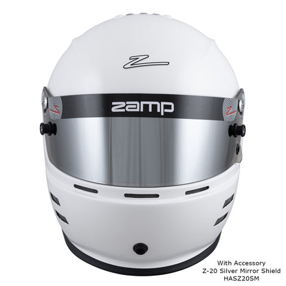 Zamp RZ-60 Aramid SNELL SA2020 Helmet White Medium