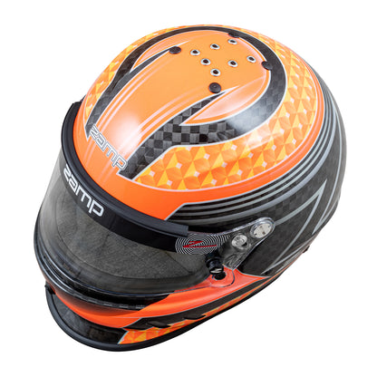 Zamp RZ-65D  Carbon SNELL SA2020 Flo Org/Yel Medium