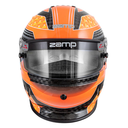 Zamp RZ-65D  Carbon SNELL SA2020 Flo Org/Yel Medium