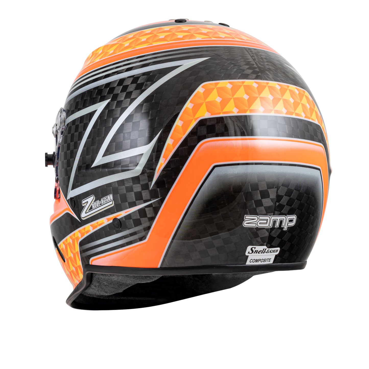 Zamp RZ-65D  Carbon SNELL SA2020 Flo Org/Yel Small