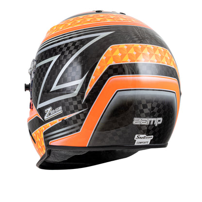 Zamp RZ-65D  Carbon SNELL SA2020 Flo Org/Yel Medium