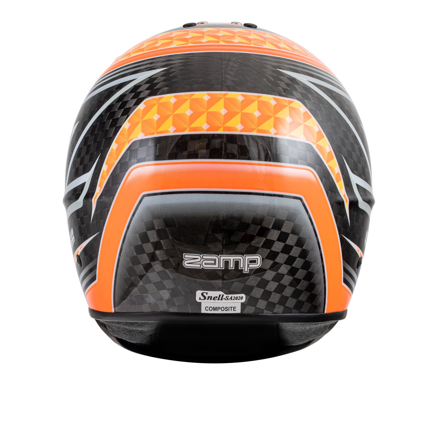 Zamp RZ-65D  Carbon SNELL SA2020 Flo Org/Yel Medium