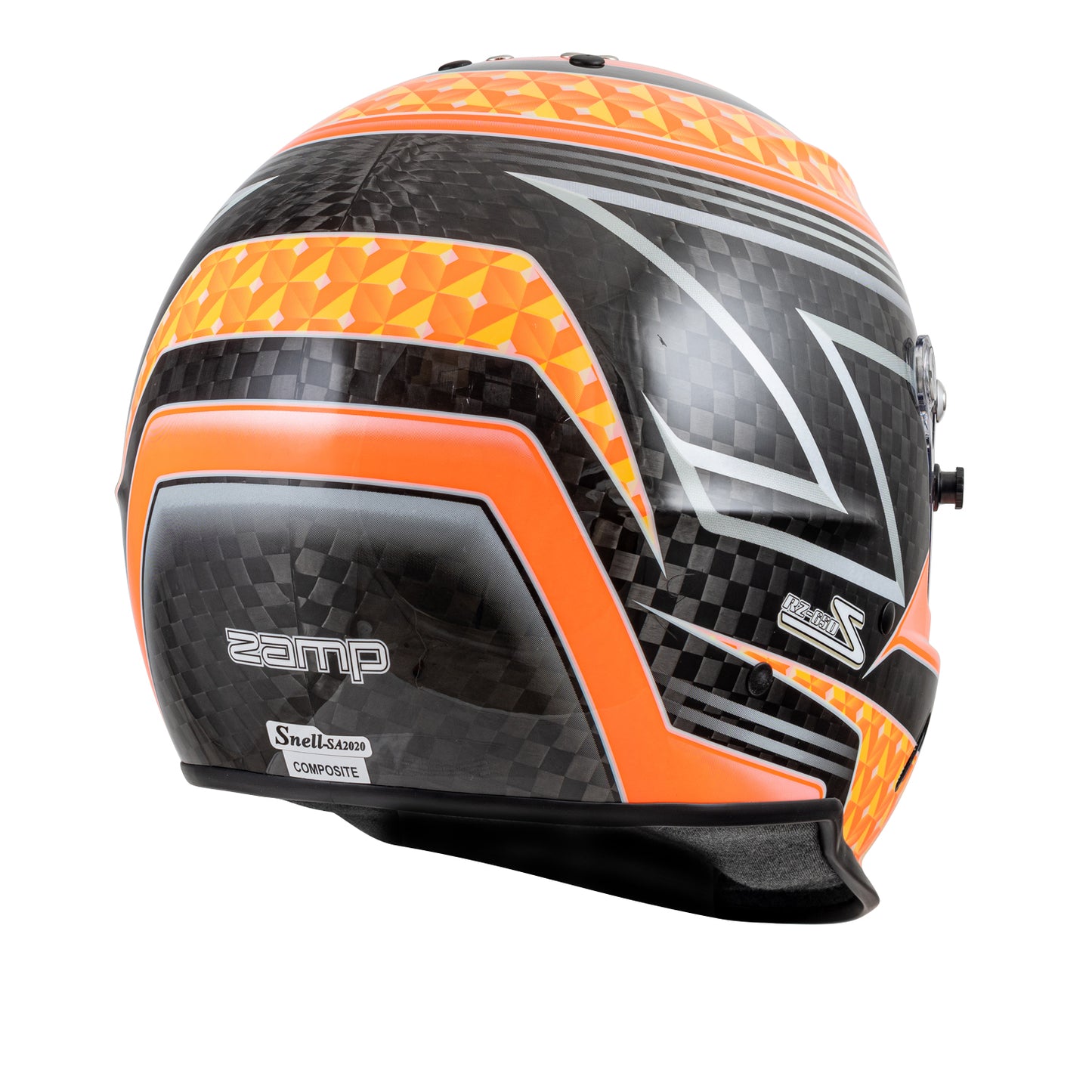 Zamp RZ-65D  Carbon SNELL SA2020 Flo Org/Yel Small