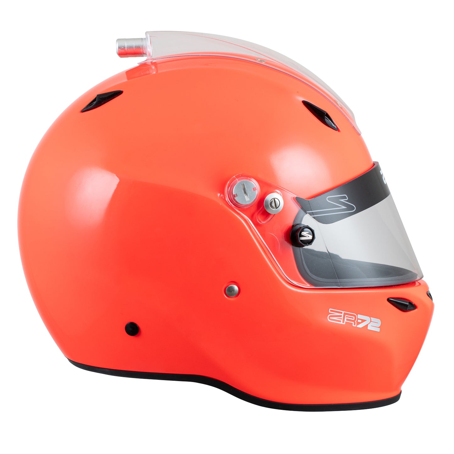 Zamp ZR-72 Made in Italy Snell SA2020/FIA8859-2015 Helmet Gloss Fluo Orange Small Z-24 Anti-Fog Clear Shield