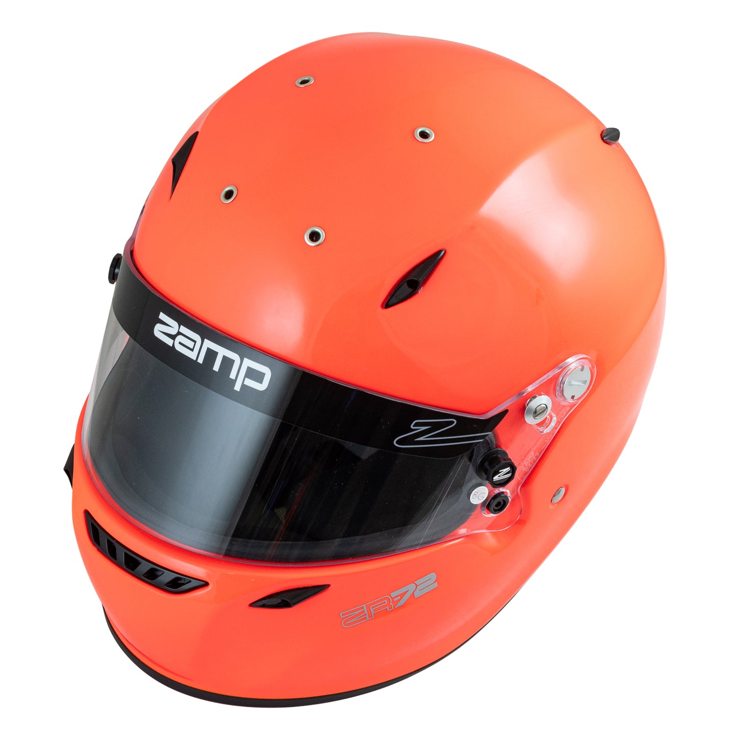 Zamp ZR-72 Made in Italy Snell SA2020/FIA8859-2015 Helmet Gloss Fluo Orange Small Z-24 Anti-Fog Clear Shield