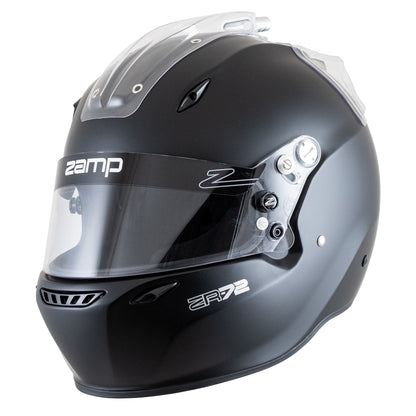 Zamp ZR-72 Made in Italy Snell SA2020/FIA8859-2015 Helmet Flat Black XXX-Large Z-24 Anti-Fog Clear Shield