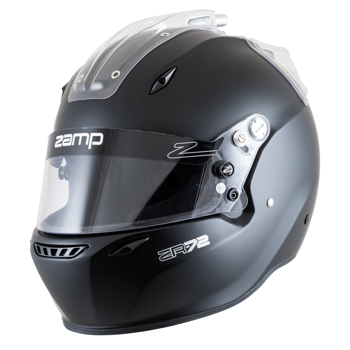 Zamp ZR-72 Made in Italy Snell SA2020/FIA8859-2015 Helmet Flat Black Large Z-24 Anti-Fog Clear Shield
