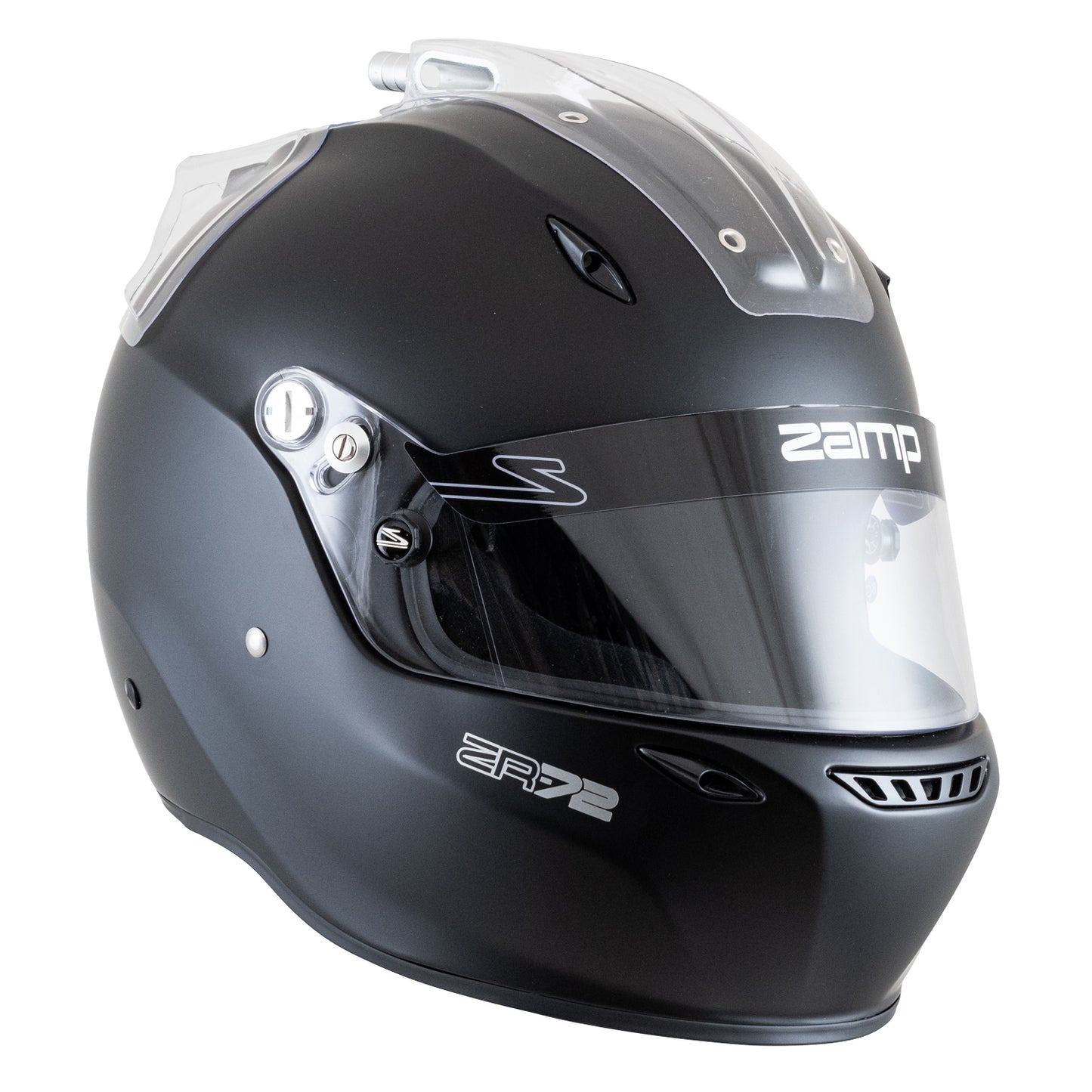 Zamp ZR-72 Made in Italy Snell SA2020/FIA8859-2015 Helmet Flat Black XXX-Large Z-24 Anti-Fog Clear Shield