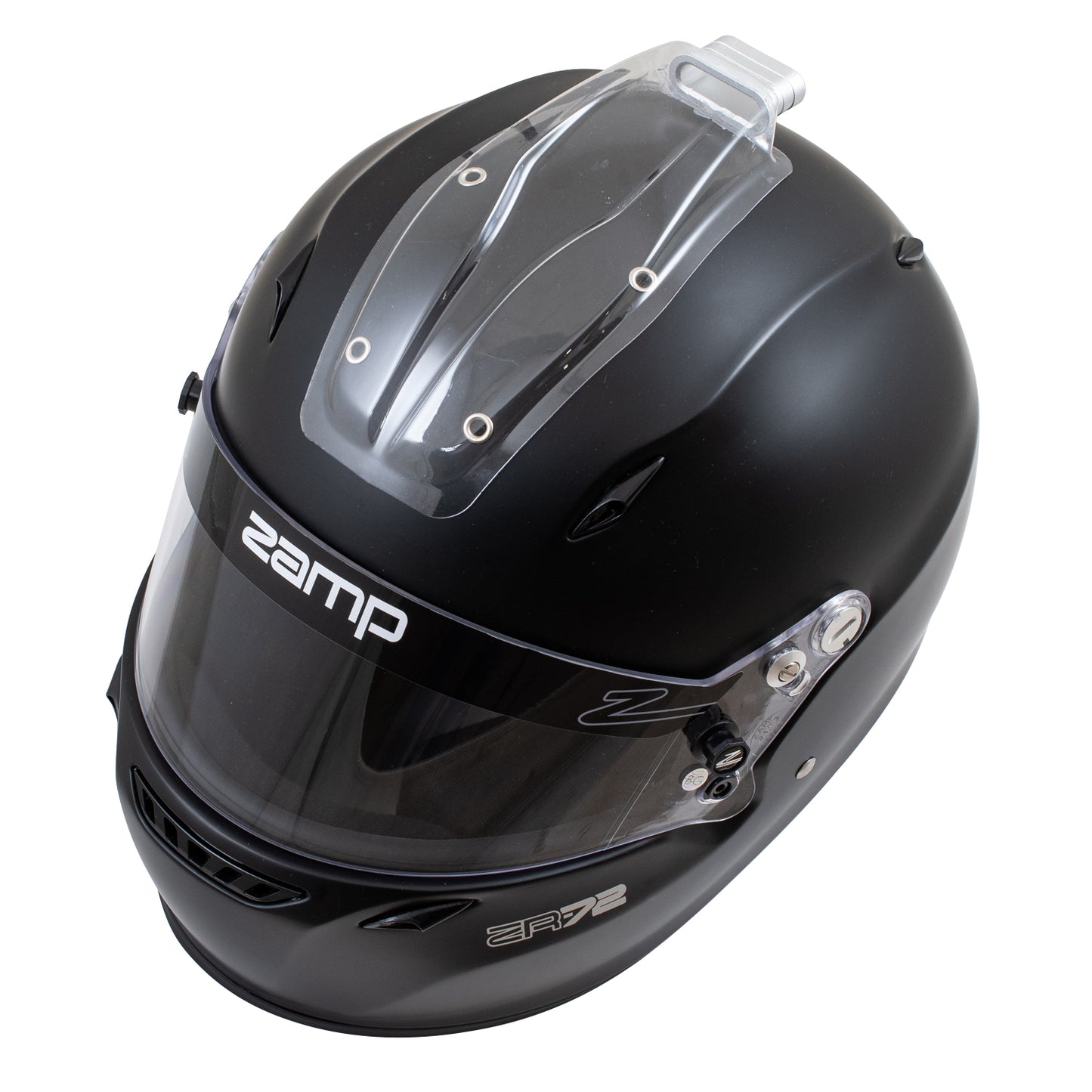 Zamp ZR-72 Made in Italy Snell SA2020/FIA8859-2015 Helmet Flat Black Medium Z-24 Anti-Fog Clear Shield