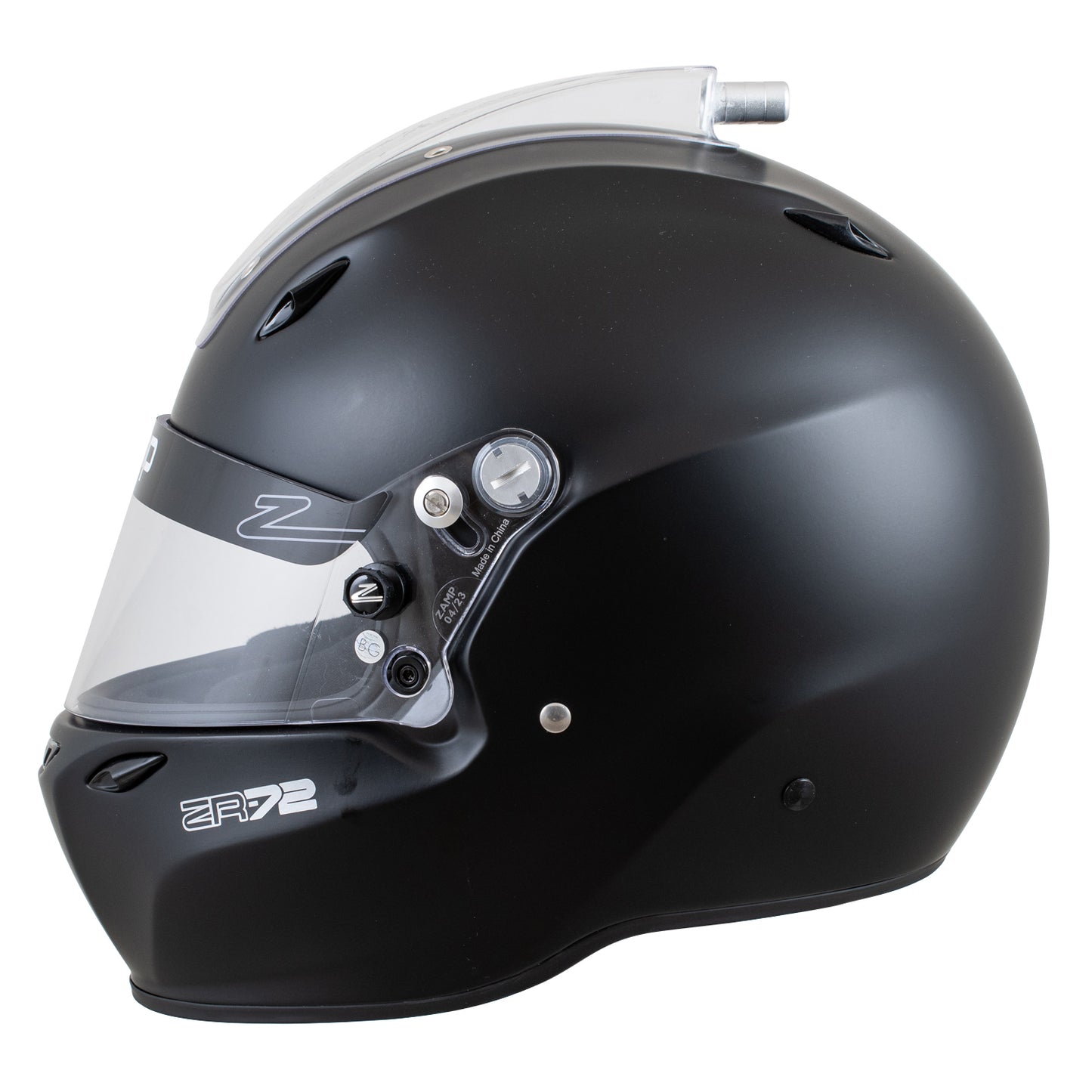 Zamp ZR-72 Made in Italy Snell SA2020/FIA8859-2015 Helmet Flat Black XXX-Large Z-24 Anti-Fog Clear Shield