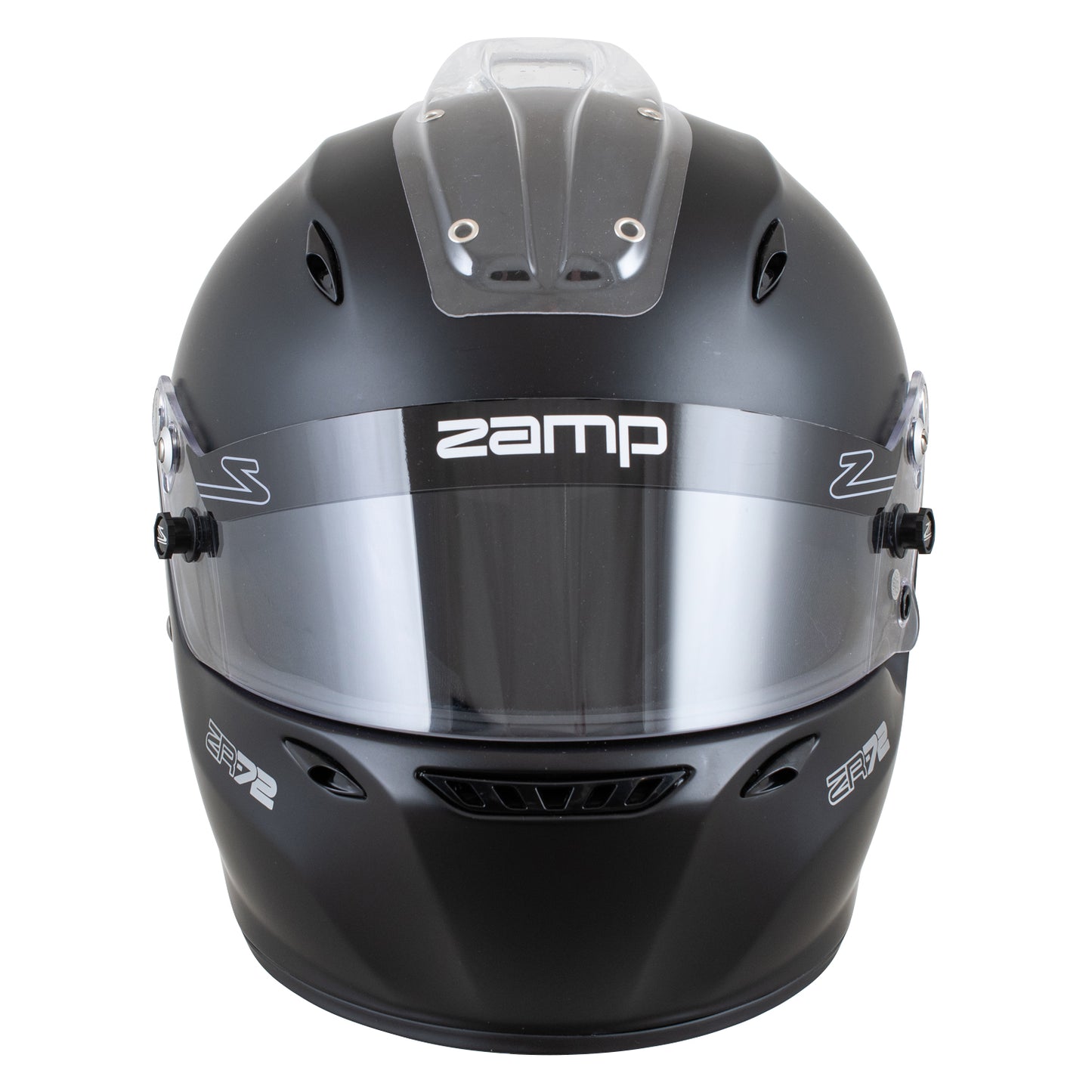 Zamp ZR-72 Made in Italy Snell SA2020/FIA8859-2015 Helmet Flat Black Medium Z-24 Anti-Fog Clear Shield