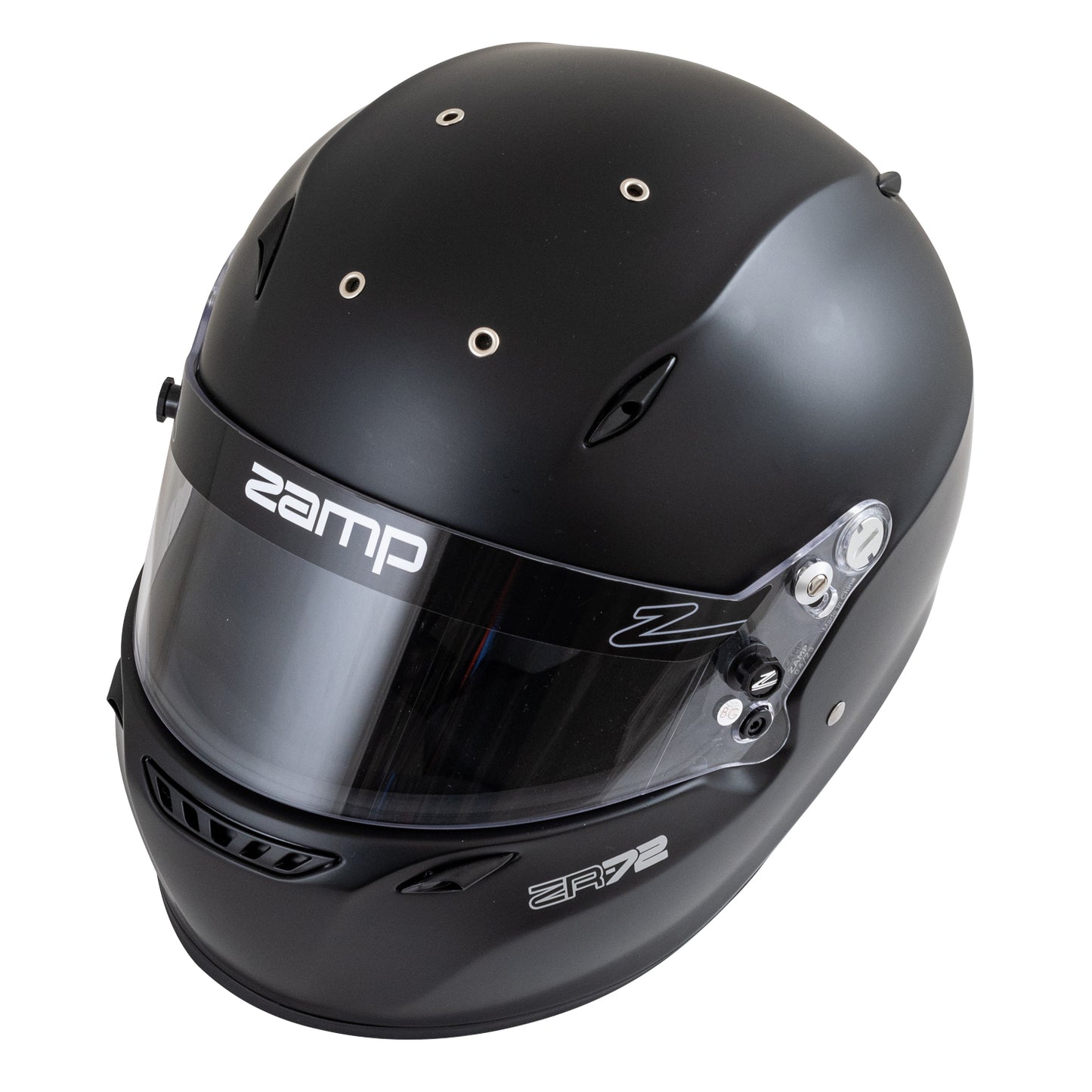Zamp ZR-72 Made in Italy Snell SA2020/FIA8859-2015 Helmet Flat Black Medium Z-24 Anti-Fog Clear Shield