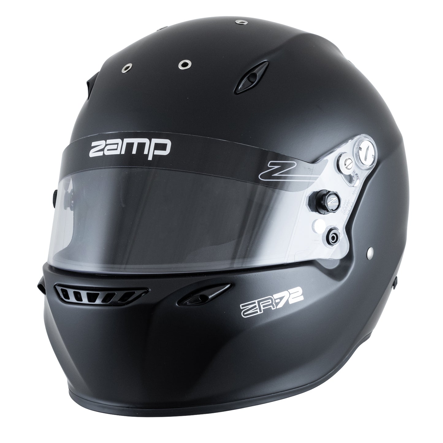 Zamp ZR-72 Made in Italy Snell SA2020/FIA8859-2015 Helmet Flat Black X-Large Z-24 Anti-Fog Clear Shield