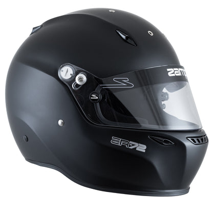 Zamp ZR-72 Made in Italy Snell SA2020/FIA8859-2015 Helmet Flat Black XXX-Large Z-24 Anti-Fog Clear Shield