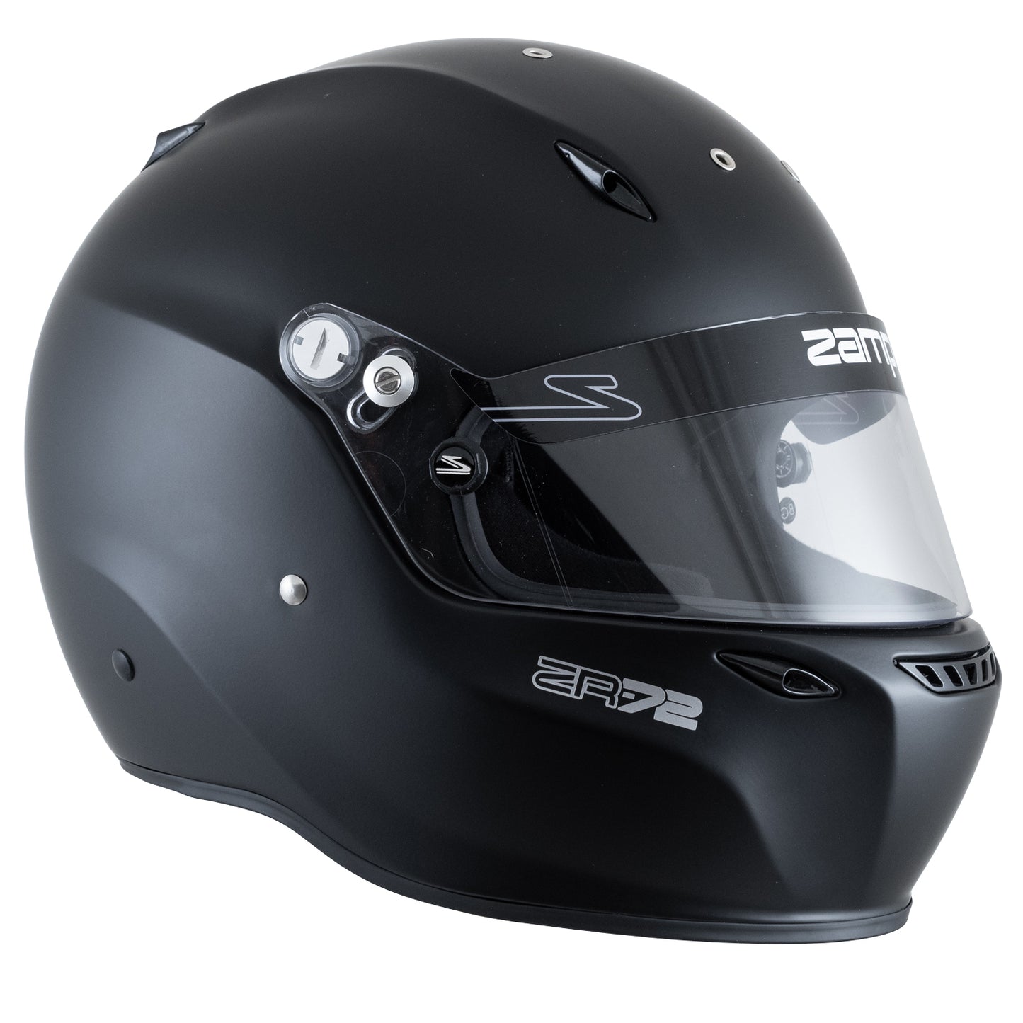 Zamp ZR-72 Made in Italy Snell SA2020/FIA8859-2015 Helmet Flat Black X-Large Z-24 Anti-Fog Clear Shield