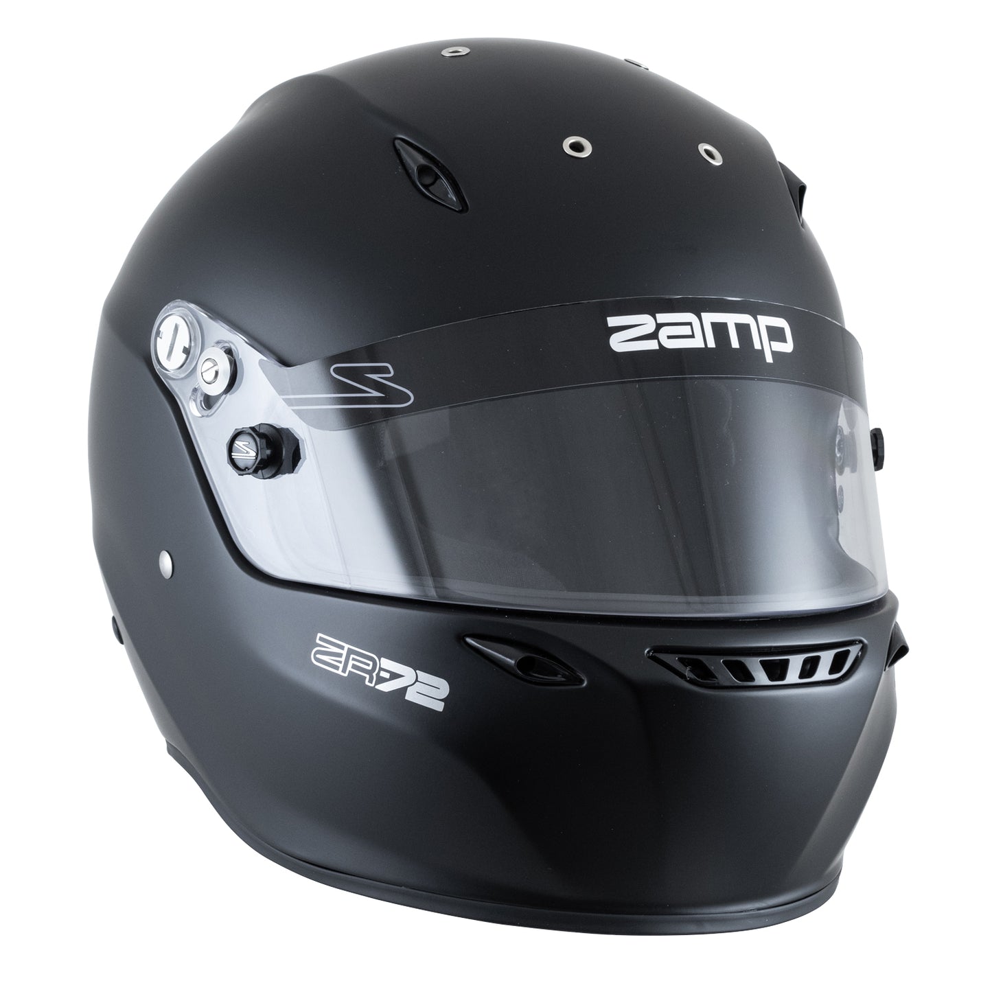 Zamp ZR-72 Made in Italy Snell SA2020/FIA8859-2015 Helmet Flat Black Medium Z-24 Anti-Fog Clear Shield