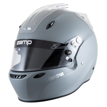 Zamp ZR-72 Made in Italy Snell SA2020/FIA8859-2015 Helmet Matte Gray Large Z-24 Anti-Fog Clear Shield