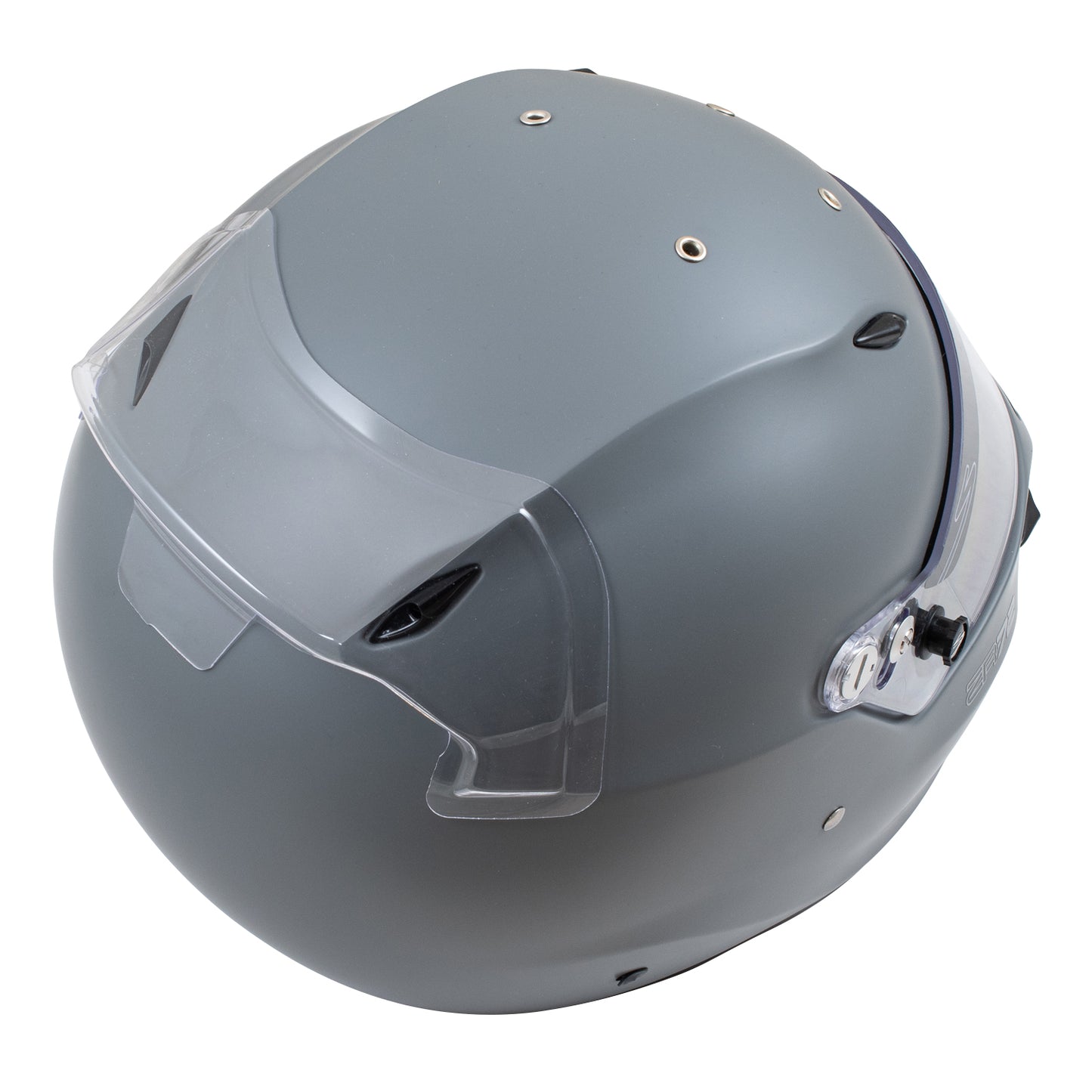 Zamp ZR-72 Made in Italy Snell SA2020/FIA8859-2015 Helmet Matte Gray Medium Z-24 Anti-Fog Clear Shield