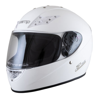 Zamp FS-10 SNELL M2025D / DOT Z19 Series Shield Gloss White Large
