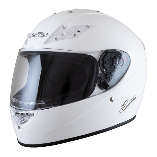 Zamp FS-10 SNELL M2025D / DOT Z19 Series Shield Gloss White Medium