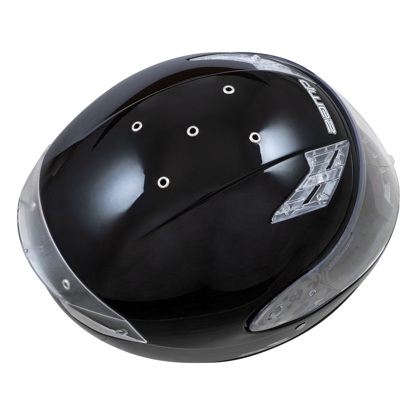 Zamp FS-10 SNELL M2025D / DOT Z19 Series Shield Gloss Black Medium