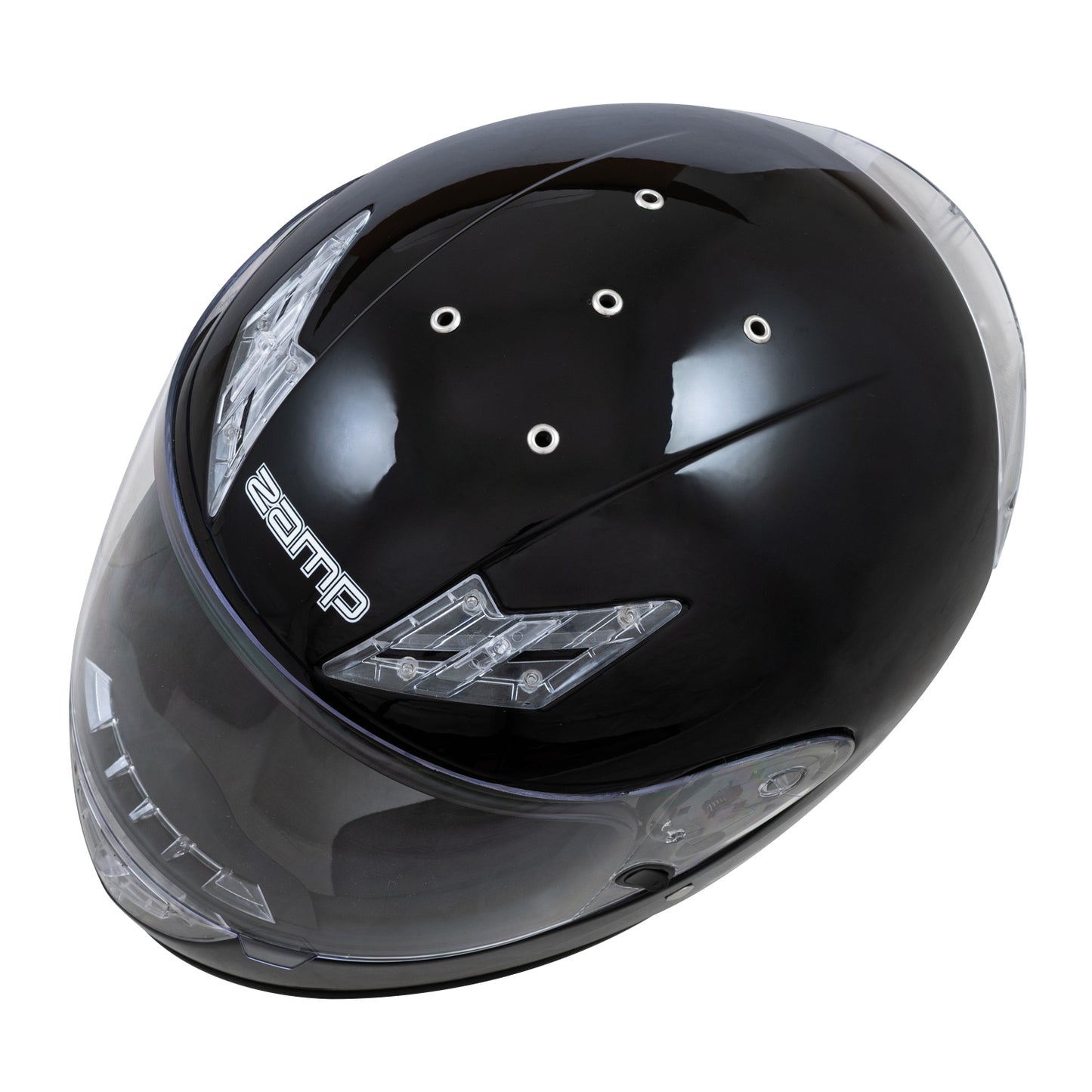 Zamp FS-10 SNELL M2025D / DOT Z19 Series Shield Gloss Black Medium