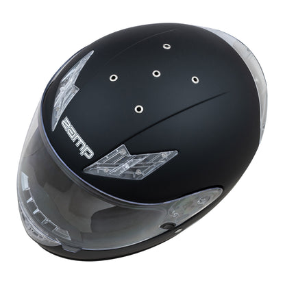 Zamp FS-10 SNELL M2025D / DOT Z19 Series Shield Matte Black Large