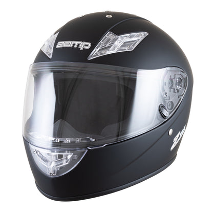 Zamp FS-10 SNELL M2025D / DOT Z19 Series Shield Matte Black Large