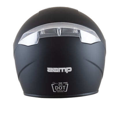 Zamp FS-10 SNELL M2025D / DOT Z19 Series Shield Matte Black Large