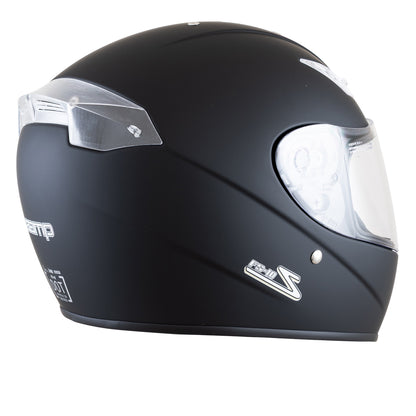 Zamp FS-10 SNELL M2025D / DOT Z19 Series Shield Matte Black Large