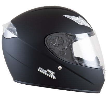 Zamp FS-10 SNELL M2025D / DOT Z19 Series Shield Matte Black Large