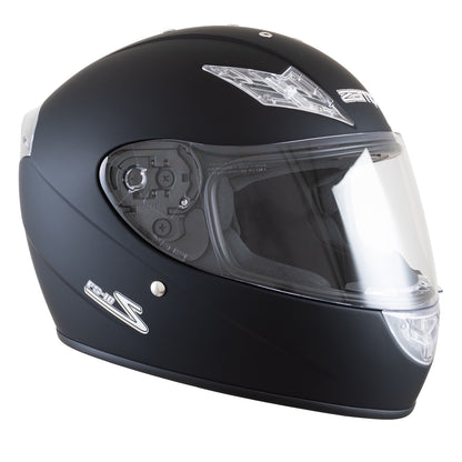 Zamp FS-10 SNELL M2025D / DOT Z19 Series Shield Matte Black Large