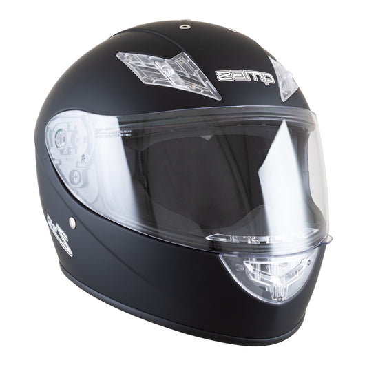 Zamp FS-10 SNELL M2025D / DOT Z19 Series Shield Matte Black Large