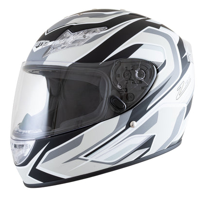 Zamp FS-10 SNELL M2025D / DOT Z19 Series Shield Silver/Black Matte Medium