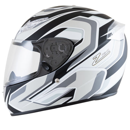 Zamp FS-10 SNELL M2025D / DOT Z19 Series Shield Silver/Black Matte Medium