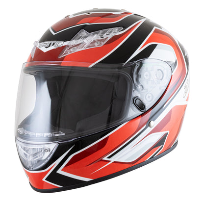 Zamp FS-10 SNELL M2025D / DOT Z19 Series Shield Red/Black Graphic X-Small