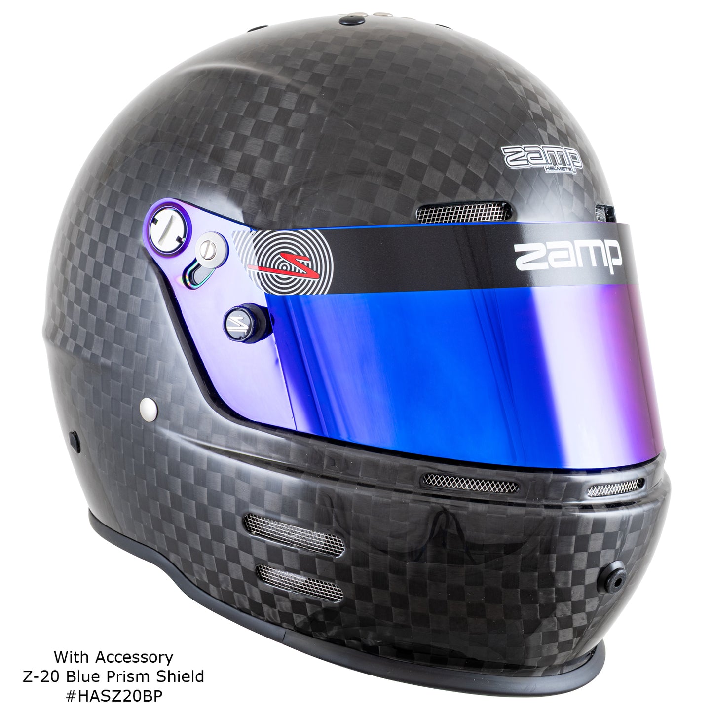 Zamp RZ-66C SNELL SA2025 Carbon Medium Z-20 Anti-Fog Clear Shield Series 28 Interior