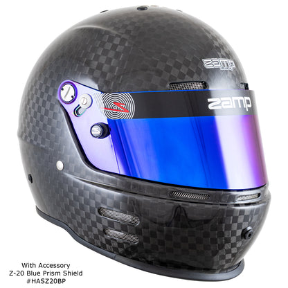 Zamp RZ-66C SNELL SA2025 Carbon Medium Z-20 Anti-Fog Clear Shield Series 28 Interior
