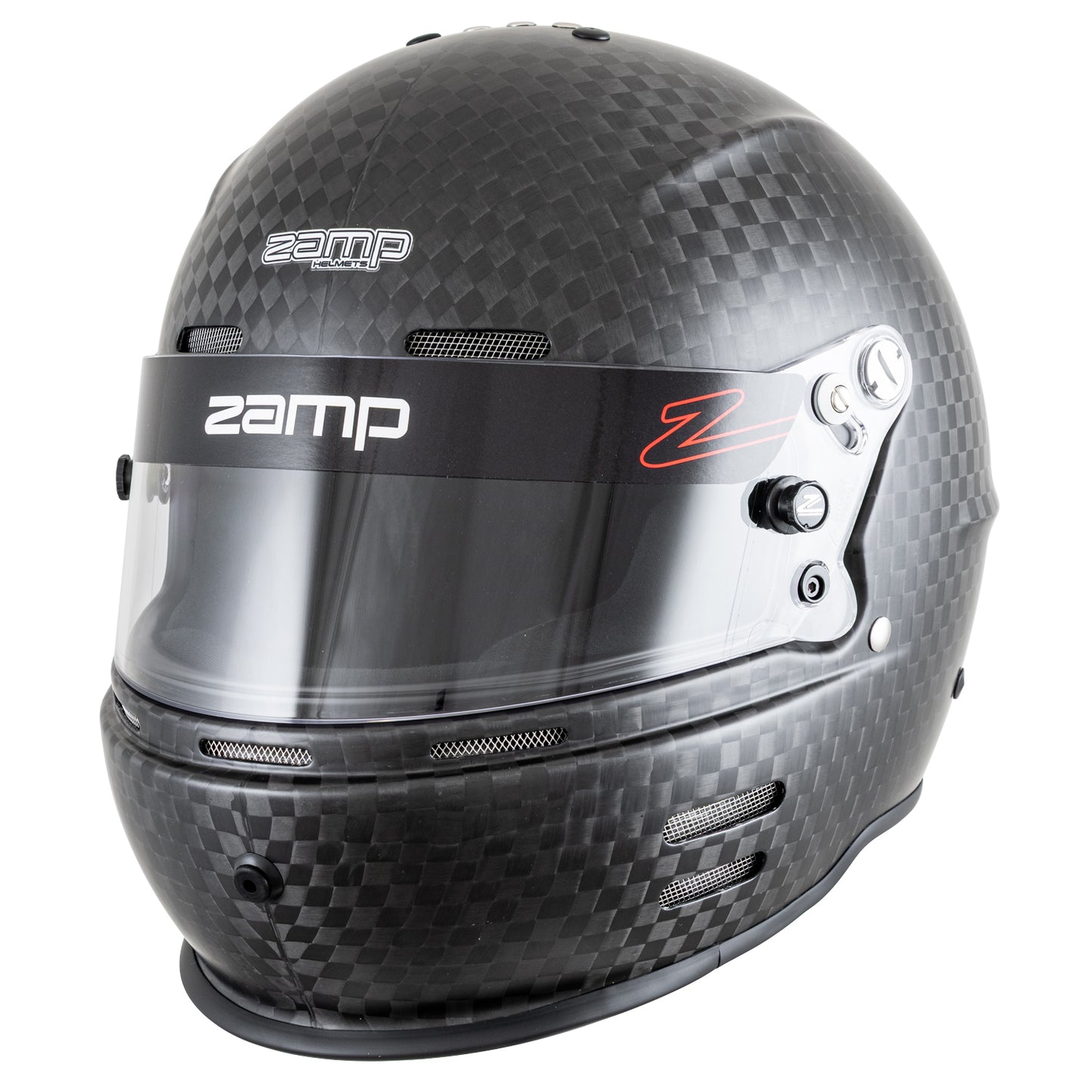 Zamp RZ-66C SNELL SA2025 Matte Carbon Large Z-20 Anti-Fog Clear Shield Series 28 Interior