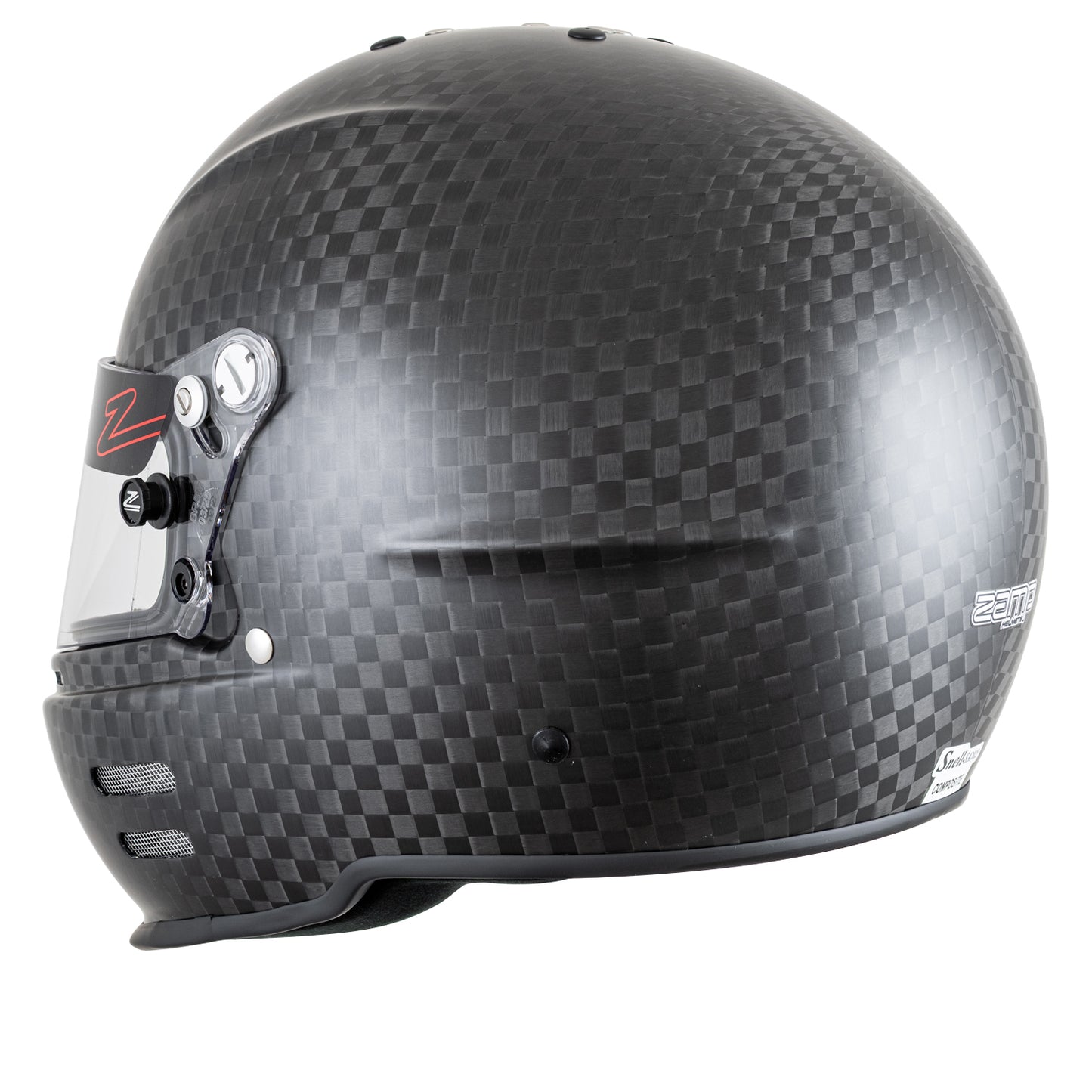 Zamp RZ-66C SNELL SA2025 Matte Carbon Large Z-20 Anti-Fog Clear Shield Series 28 Interior