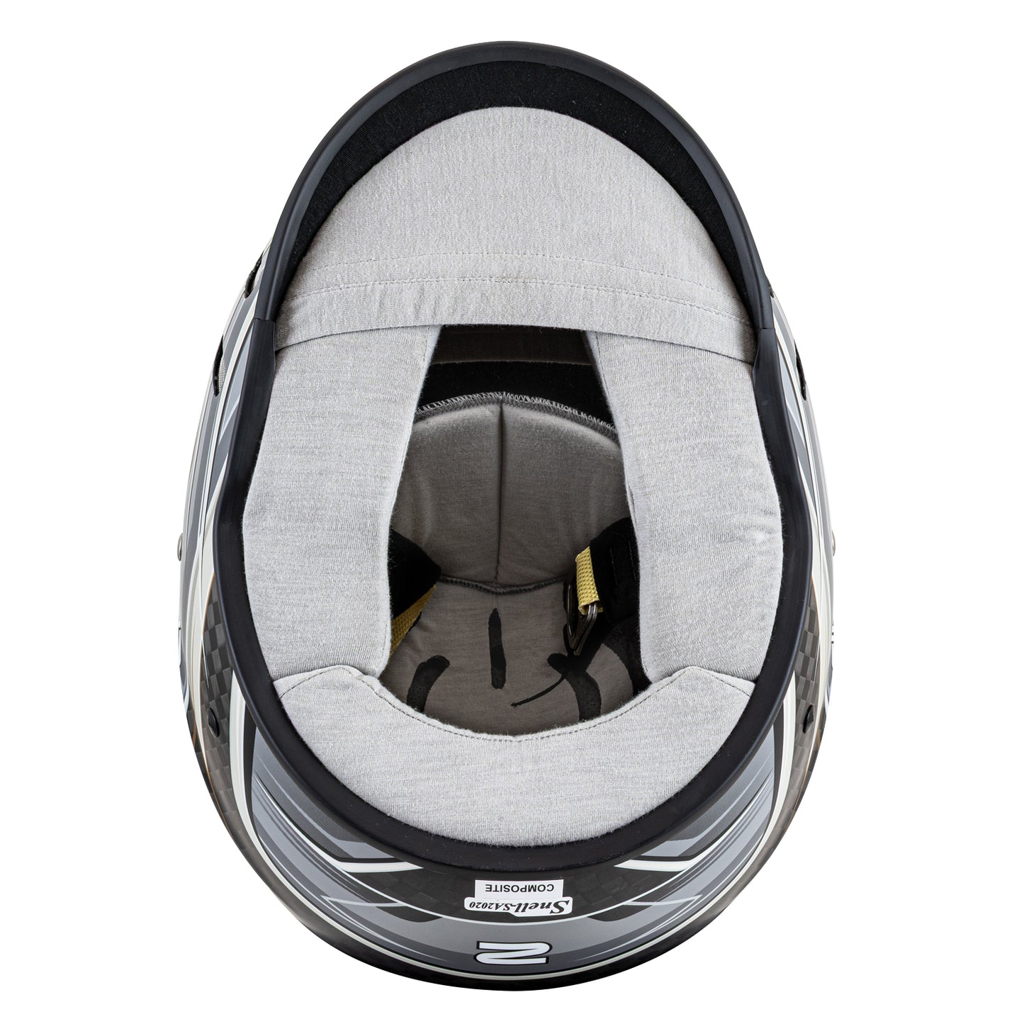 Zamp RZ-67D SNELL SA2025 Carbon Flo Gray/Lt Gray Small Z-20 Anti-Fog Clear Shield Color Match Series 28 Interior
