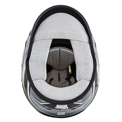 Zamp RZ-67D SNELL SA2025 Carbon Flo Gray/Lt Gray X-Large Z-20 Anti-Fog Clear Shield Color Match Series 28 Interior