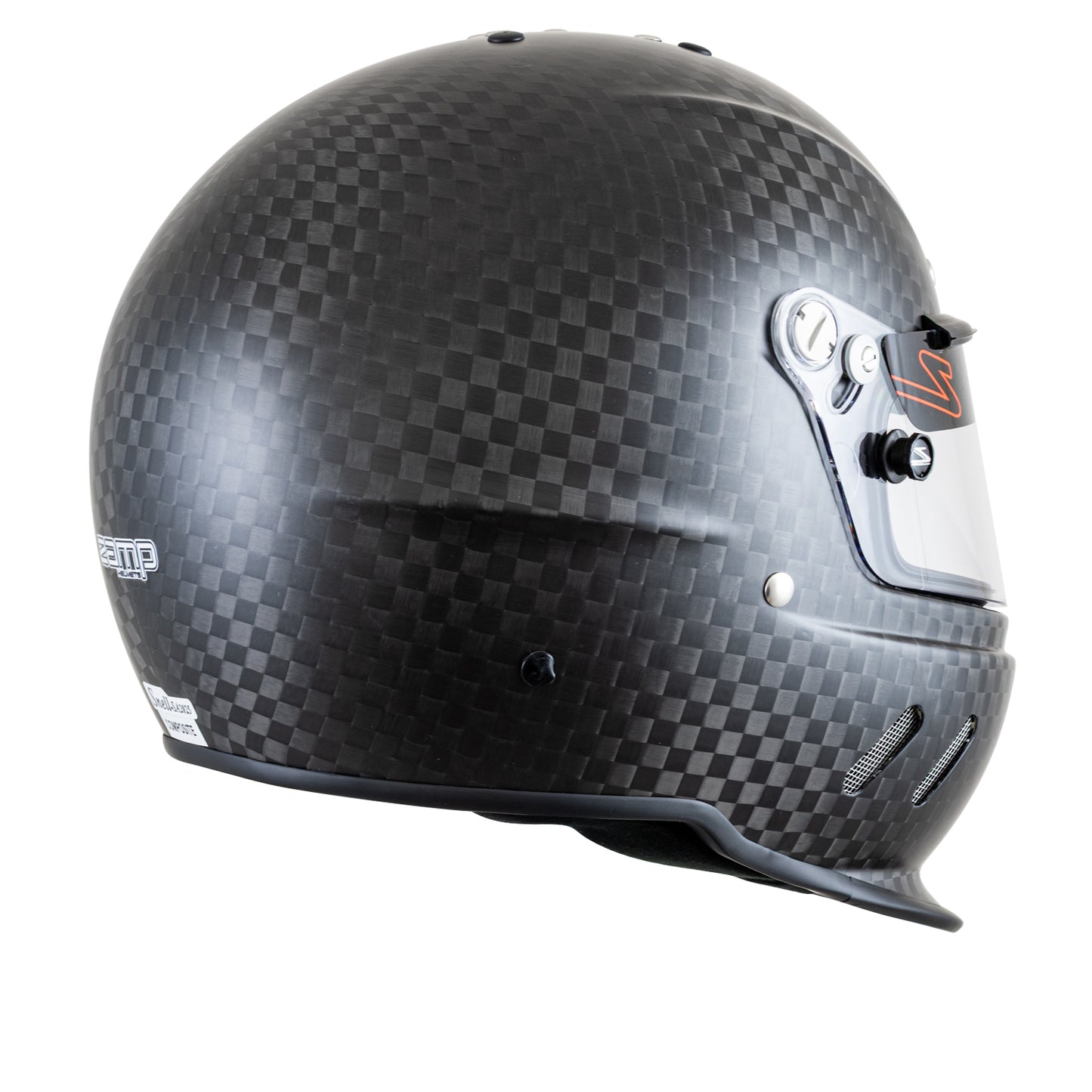 Zamp RZ-67D SNELL SA2025 Matte Carbon Large Z-20 Anti-Fog Clear Shield Series 28 Interior