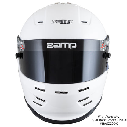 Zamp RZ-38 SNELL SA2025 Gloss White Small Z-20 Clear Shield Series 29 Interior