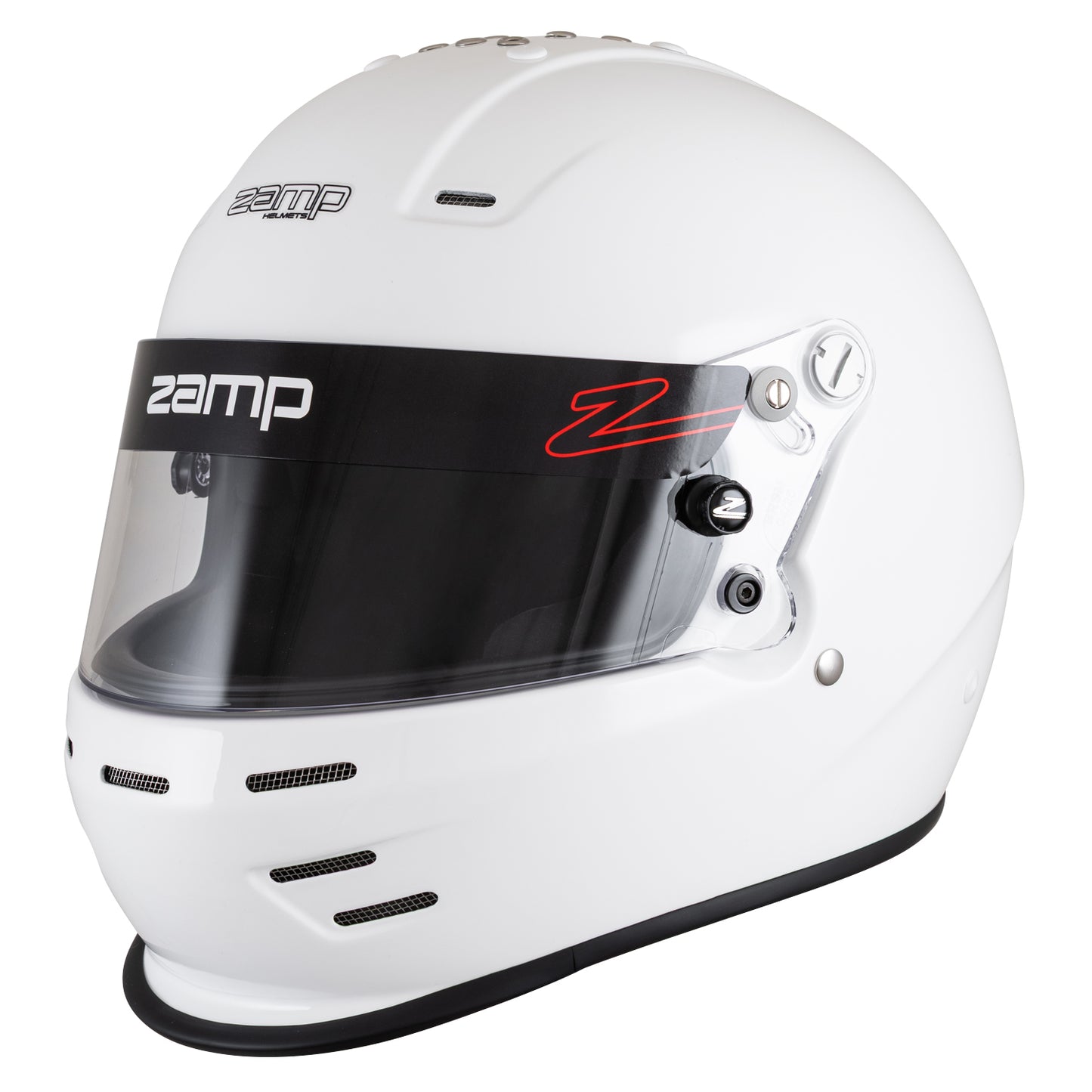 Zamp RZ-38 SNELL SA2025 Gloss White Medium Z-20 Clear Shield Series 29 Interior