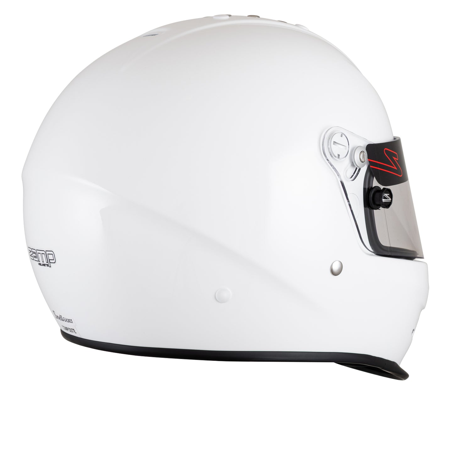 Zamp RZ-38 SNELL SA2025 Gloss White 2X-Large Z-20 Clear Shield Series 29 Interior
