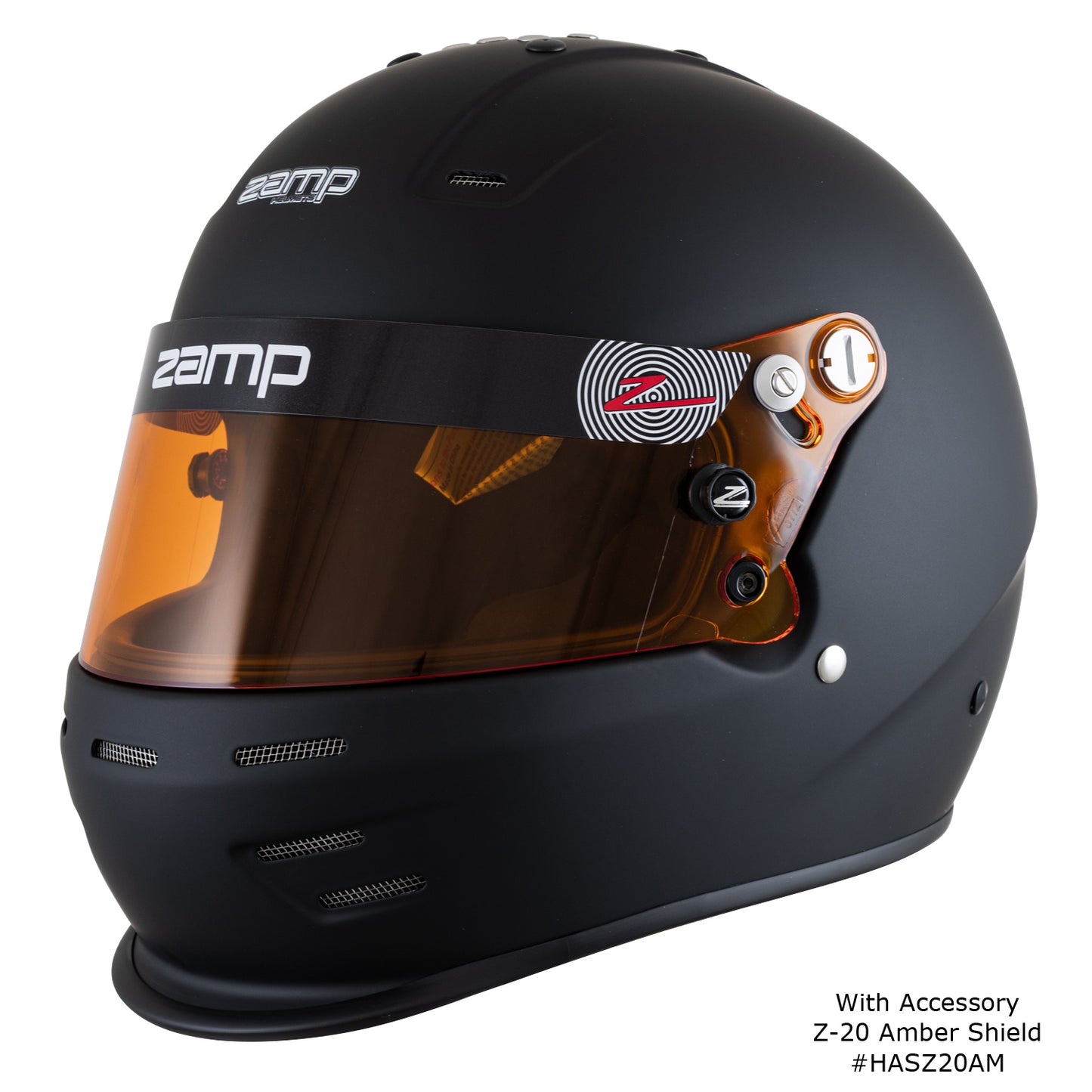 Zamp RZ-38 SNELL SA2025 Matte Black X-Large Z-20 Clear Shield Series 29 Interior